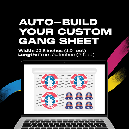 CUSTOM DTF GANG SHEET AUTO-BUILDER